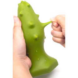 ToppedMonster Plug silicone Monster Spike XL 16 x 6.5cm Vert